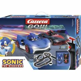 Pista sonic the hedgehog, incluye 2 coches (sonic y shadow) 4,9 metros