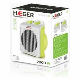 CALEFACTOR HAEGER THERMOHEAT - 2000W - TERMOSTATO REGULABLE CALEFACTOR HAEGER THERMOHEAT - 2000W - TERMOSTATO REGULABLE