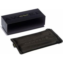 Hawkers Gafas de Sol BAT #black acid Unisex Deportivas Montura Nylon Negro/Amarillo Lente Amarillo UV400 45mm
