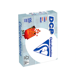 Clairefontaine Papel DCP Din A4 120 Gramos Paquete 250 Hojas Blanco