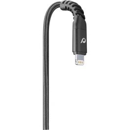 Cellularline Cable USB Tipo C a Lightning 15cm Negro - Certificado MFi para Apple - Suministro de Potencia USB