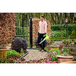 Ryobi Soplador de Hojas Inalámbrico RY18BLA-140 18V ONE+ Turbo Jet - 145 km/h - Incluye 1 Batería 18V 4.0 Ah y Cargador