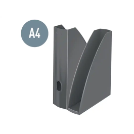 Revistero Plastico Leitz Wow A4 60Mm Azul Metalizado