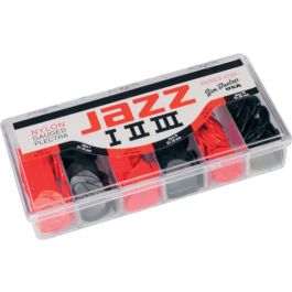 Dunlop Jazz I, II, III Uña Púa Guitarra Nylon Caja 144 Unidades Precio: 89.88999976. SKU: B1J5W9YZW7