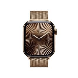 Apple Watch Series 10 GPS + Cellular 42mm Titanio Dorado con Pulsera Milanese Loop Acero Inoxidable Oro 64GB