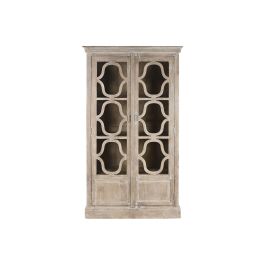 DKD Home Decor nat 2c24 Vitrina Blanca de Mango Decape con 2 Puertas y 3 Estanterías 210 x 120 x 50 cm DKD Home Decor nat 2c24 Vitrina Blanca de Mango Decape con 2 Puertas y 3 Estanterías 210 x 120 x 50 cm