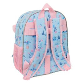 Mochila Escolar Frozen Ice magic Azul claro 28 x 34 x 10 cm