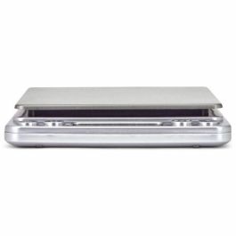 Livoo DOM474 Báscula Electrónica de Precisión con Bandeja de Acero Inoxidable, Máx. 500g, 6 Unidades, Pantalla LCD
