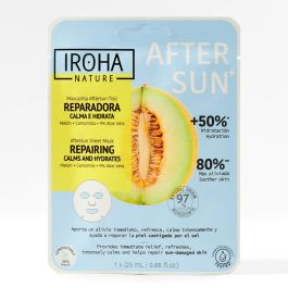 Iroha Mascarilla Facial MELON repairing calms and hydrates, Repara, Calma e Hidrata la Piel 1 Unidad