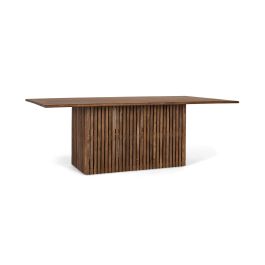 Mesa de Comedor GINER Y COLOMER de Madera de Mango 220 cm Avellana