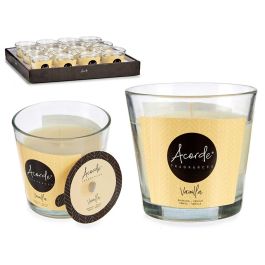 Vela Vaso Vainilla 28H Acorde 8.5x8x8.5 cm, Vidrio y Cera, Beige, 120 gr (12 Unidades) Precio: 19.59000043. SKU: S3606267