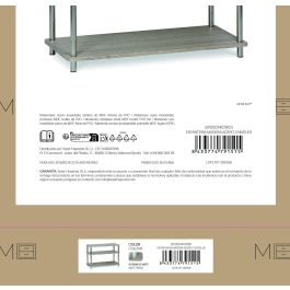 Inde Estanteria Madera-Acero 3 Niveles