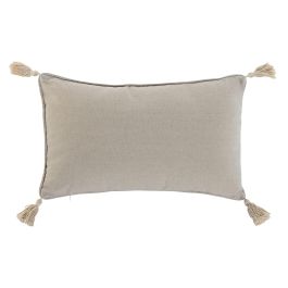 Cojin Boho DKD Home Decor Natural Crudo 8 x 30 x 50 cm