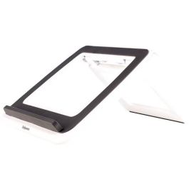 Fellowes Soporte Elevador Portátil I-Spire Blanco 8210101 Gris Ajustable Plegable para Pantallas de hasta 17 Pulgadas