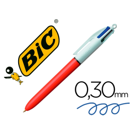 Bic Bolígrafo Retráctil 4 Colores Punta Fina 0,8 mm Precio: 31.69000043. SKU: B1ECLE57QN