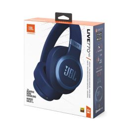 JBL Live 770NC Auriculares Bluetooth Over Ear con Cancelación Activa de Ruido (ANC), 50h Autonomía, Azul