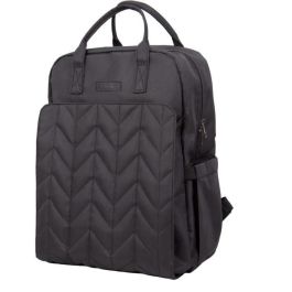 Bolso cambiador - TINEO - Forma mochila - Acolchado - Negro