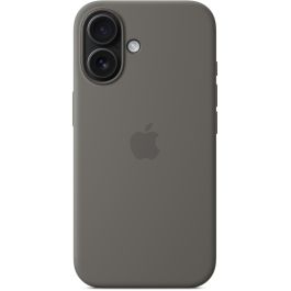 Apple iPhone 16 Funda de Silicona con MagSafe Gris Piedra