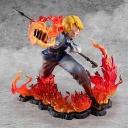 Megahouse Figura One Piece Sabo Fire en PVC 15 cm - Hikken o Puño de Fuego