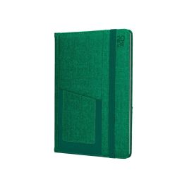 Agenda Encuadernada Liderpapel Saria A5 2025 Dia Pagina Color Verde Papel 70 gr