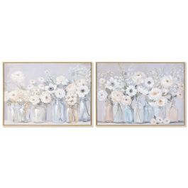 Cuadro Shabby DKD Home Decor Azul Beige 3.5 x 50 x 70 cm (2 Unidades) Precio: 51.49999943. SKU: B17ZXWJNDA