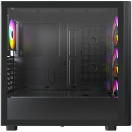 Montech Midi Tower XR Wood Black Negra Madera