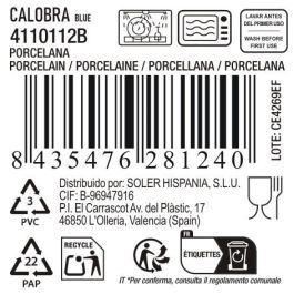Bol Calobra Azul 13.2x5 cm - Inde (24 Unidades) Bol Calobra Azul 13.2x5 cm - Inde (24 Unidades)