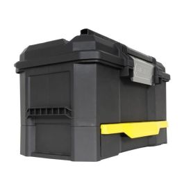 Stanley Caja de herramientas 48 cm, pestillo táctil Touchlatch para una mano, cajón profundo y bandeja, polipropileno Stanley Caja de herramientas 48 cm, pestillo táctil Touchlatch para una mano, cajón profundo y bandeja, polipropileno