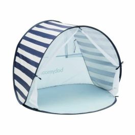 Babymoov Tienda Anti-UV SPF 50+ Mariniere con Mosquitera Integrada Pop-Up Ligera Repelente Agua y Bolsa Transporte