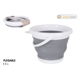 Confortime Cubo Plegable de Plástico 5 Litros (6 Unidades) Precio: 26.79000016. SKU: S2209823