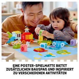 Lego Tren de los Números 10954, Juego de Construcción Educativo para Aprender a Contar, a Partir de 18 Meses, 23 Piezas