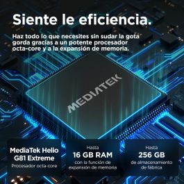 Motorola moto g05 6.67" 90Hz 50MP Cámara 4G Dual SIM 4GB RAM 256GB 5200 mAh Batería TurboPower Android 15 Azul