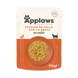 Applaws Comida Húmeda para Gatos Sobre Pollo con Calabaza 12x70 gr - Alimento Completo y Equilibrado Precio: 16.5. SKU: B1A3MXEK8S