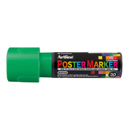 Artline Rotulador EPP-30 Poster Marker Punta Rectangular 30 mm Verde Fluor