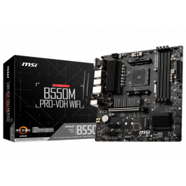 MSI B550M PRO-VDH WiFi placa base AMD B550 Zócalo AM4 micro ATX Precio: 139.49999976. SKU: S7154213