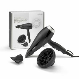 Babyliss 6710DE Secador de Pelo Profesional Turbo Pro 2100W Motor AC Iónico Antiestático con Boquillas y Difusor