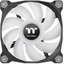 Thermaltake Pure Duo 14 ARGB Sync Radiator Fan, Ventilador de 140mm Negro para Radiador, Doble Anillo LED, Pack de 2