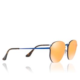 Rayban Gafas de Sol Blaze Hexagonal RB3579N 90387J Azul Lente Naranja Espejada 58 mm