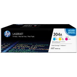 HP 304A Cartucho de Tóner Original Cyan, Magenta, Amarillo, Capacidad Estándar, Pack de 3 (CF372AM) - 2.800 páginas por color Precio: 295.49999996. SKU: B1HN7H6B8S