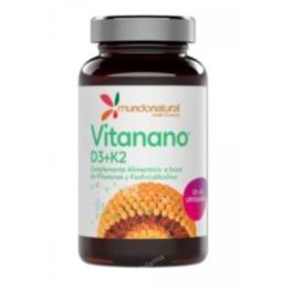 Vitanano Vitaminas D3 + K2 Liposomado 30 Cápsulas. Alta absorción para Huesos. Colecalciferol y Menaquinona-7 Precio: 14.7900005. SKU: B1EBCBDV93