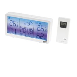 SAMI Estación Meteorológica con Sensor Exterior, Reloj y Calendario en Color Blanco Precio: 19.49999942. SKU: B1JHJD6G6V