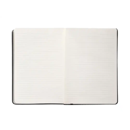 Antartik Cuaderno A4 con Gomilla Notas Rayadas Negro 100 Hojas 80 gr FSC Tapa Dura ANT-A4-100R-N