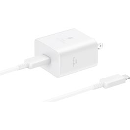 Samsung Cargador Rápido 45W EP-T4511 con Cable USB-C Blanco Super Fast Charging 2.0