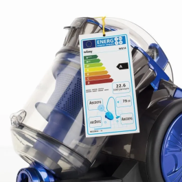 Weasy WS14 Aspiradora multiciclónica sin bolsa, 2L, Filtro HEPA, Clase Energética A, Tubo telescópico