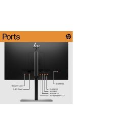 HP E24 G5 Monitor de 24 Pulgadas Full HD para Oficina y Hogar. Pantalla Ergonómica con Confort Visual y Flexibilidad Ajustable