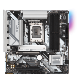 ASRock 90-MXBLH0-A0UAYZ Placa Base B760M Pro RS Intel B760 LGA 1700 DDR5 micro ATX para PC