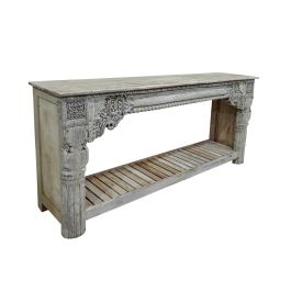 DKD Home Decor Consola Item Home Natural 46 x 85 x 182 cm