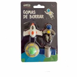 Inca PV23 Gomas de Borrar Lote Espacio 4 piezas, TPR, divertidas formas espaciales, ideales Vuelta al Cole para niños y adultos Precio: 4.90000027. SKU: B165NFEAMT