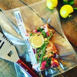 Magic Vac ACO1026 Pack de 2 Rollos de Bolsas de Vacío 20cm x 6m para Alimentos