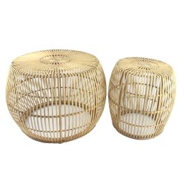 DKD Home Decor Mesa Centro Urban Marron Claro 70 x 70 x 50 cm Set de 2 Precio: 126.68999959. SKU: S3040722